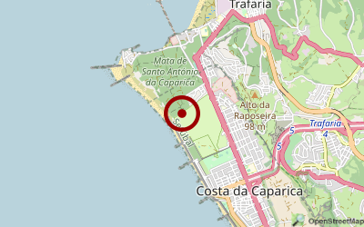 Navigation zum Campingplatz Inatel - Costa de Caparica