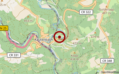 Navigation zum Campingplatz Camping Kautenbach
