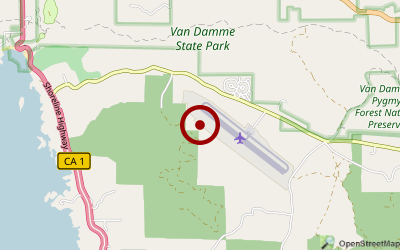 Navigation zum Campingplatz Van Damme State Park
