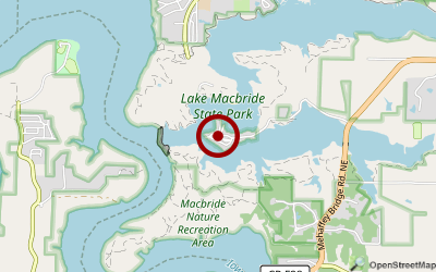 Navigation zum Campingplatz Lake Macbride