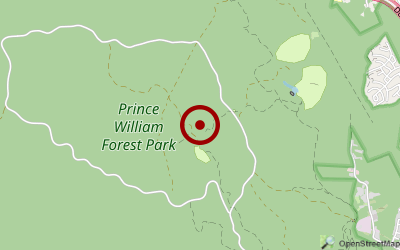 Navigation zum Campingplatz Prince William Forest Park/Oak Ridge Campground