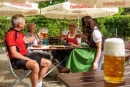 Entspannen im Biergarten