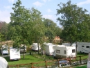 The caravan pitches