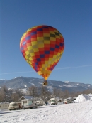 Start Ballon am Campingplatz Zirngast