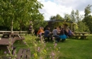 Terrasse fuer unsere oecologische Getraenke