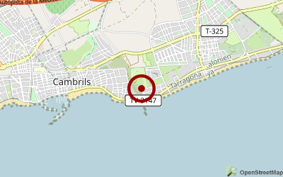 Navigation zum Campingplatz Camping Playa Cambrils Don Camilo