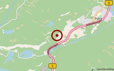 Navigation zum Campingplatz Hovden Fjellstoge