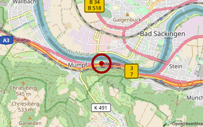 Navigation zum Campingplatz Camping-Park Mumpf