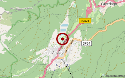 Navigation zum Campingplatz Campeggio Andalo