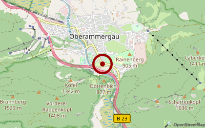 Navigation zum Campingplatz Camping-Park Oberammergau