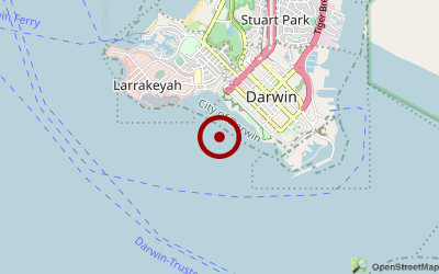 Navigation zum Campingplatz Darwin Boomerang Motel & Caravan Park