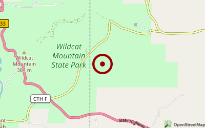 Navigation zum Campingplatz Wildcat Mountain State Park