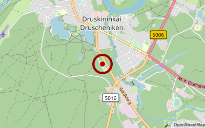 Navigation zum Campingplatz Camping Druskininkai