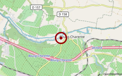 Navigation zum Campingplatz Camping de Bourg Charente