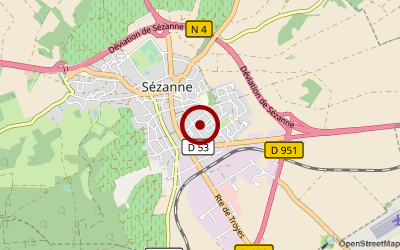 Navigation zum Campingplatz Aire De Loisirs De La Traconne
