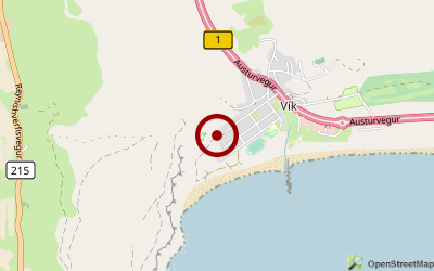 Navigation zum Campingplatz Þakgil - Höfðabrekkuafrétt Camping