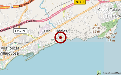 Navigation zum Campingplatz Camping Playa Del Torres