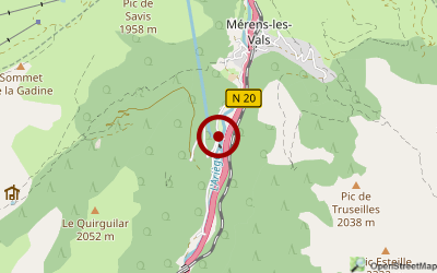 Navigation zum Campingplatz Camping de Mérens-Les-Vals