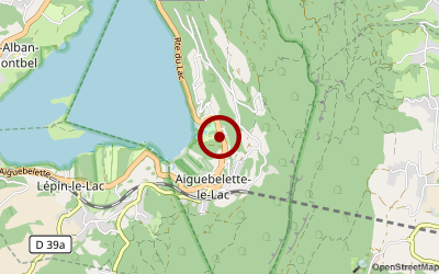 Navigation zum Campingplatz Camping Gcu - Aiguebelette