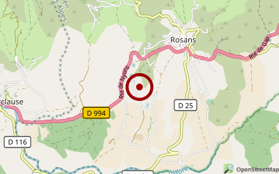 Navigation zum Campingplatz Les Rosieres