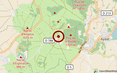 Navigation zum Campingplatz Des Volcans